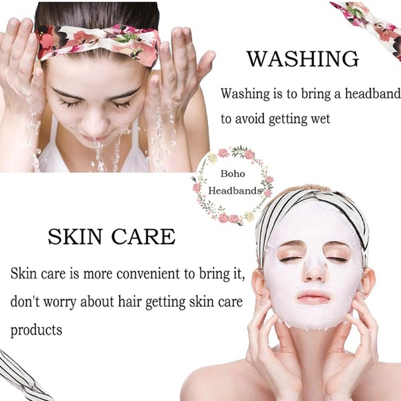 Yellow & Pink Floral Boho Twist Headband - Picture 7 of 8